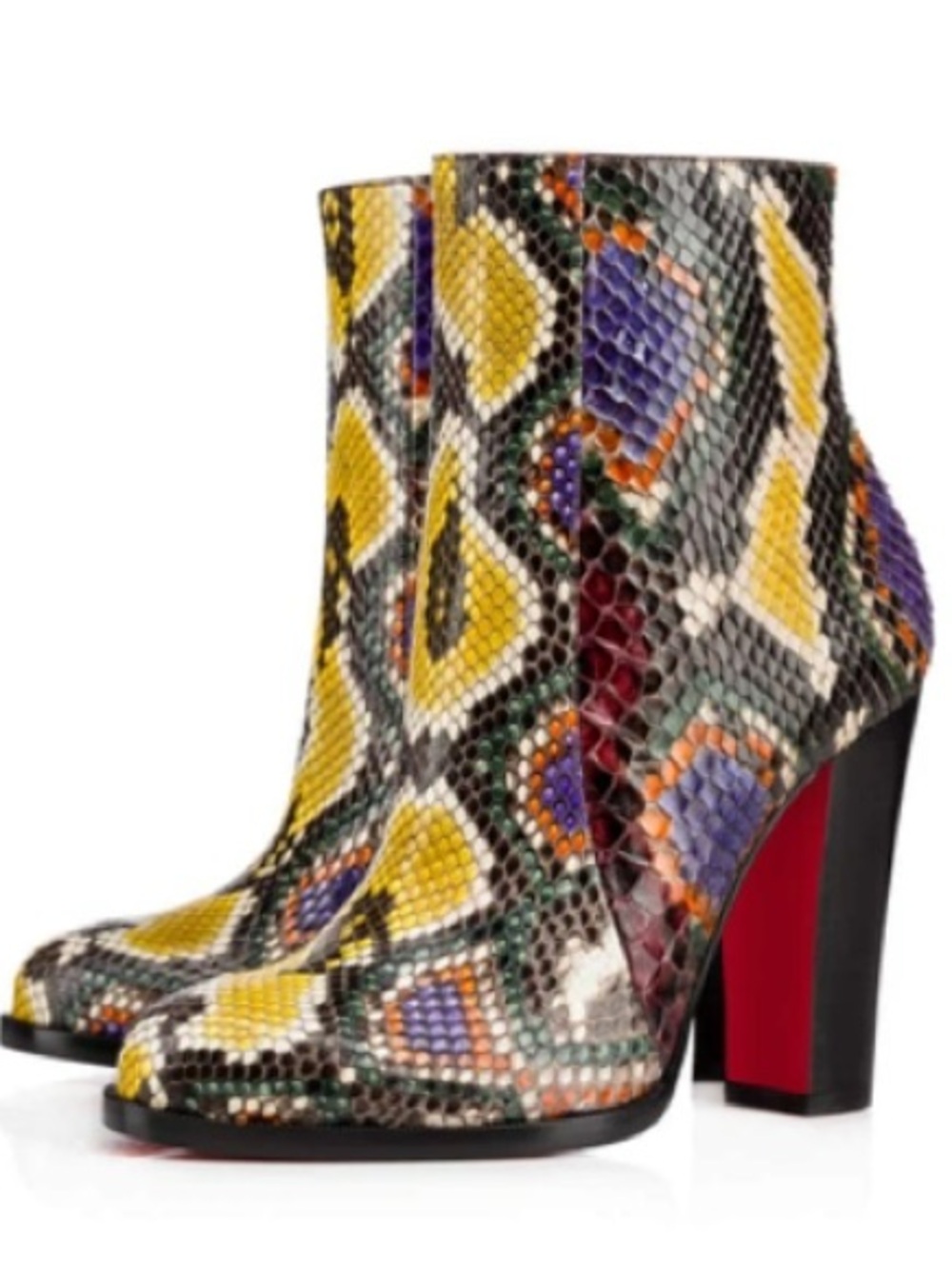 Christian Louboutin Genuine Python Adox Boot 100mm